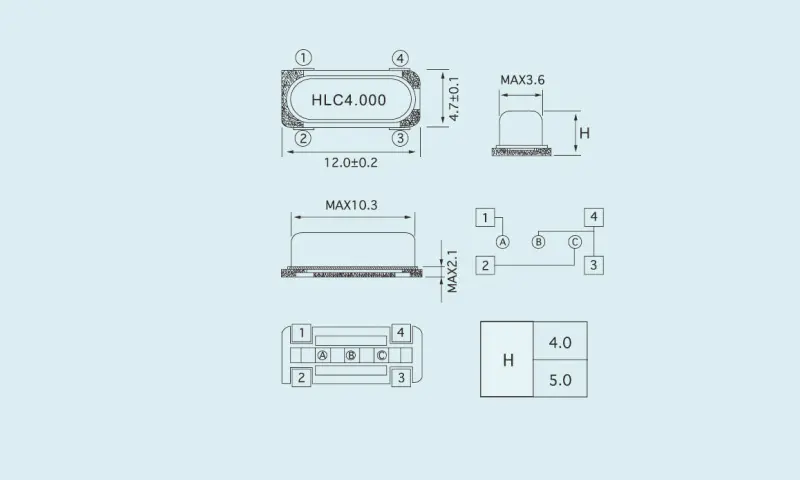 Quartz Crystal Resonator HC-49S/4PD