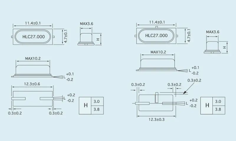 Quartz Crystal Resonator HC-49S/SMD